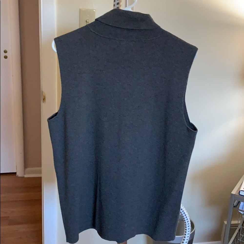 Talbots Grey Turtleneck Shell - Picture 5 of 6
